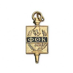 Goldtone Key Pendant