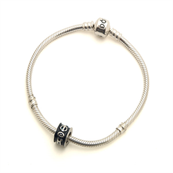 Blue Enamel Pandora Style Charm