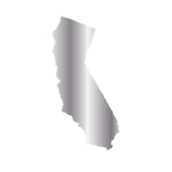 Titanium State Charm - California