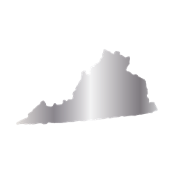 Titanium State Charm - Virginia