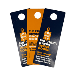 PTK Opens Doors - Door Hanger